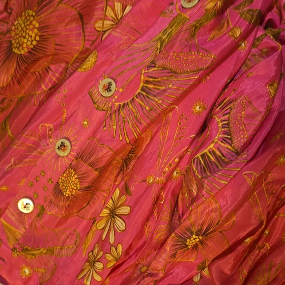 Farm Rio x Anthropologie Short-Sleeve Button-Front Mini Dress, Retail $230.00US - Picture 15 of 16